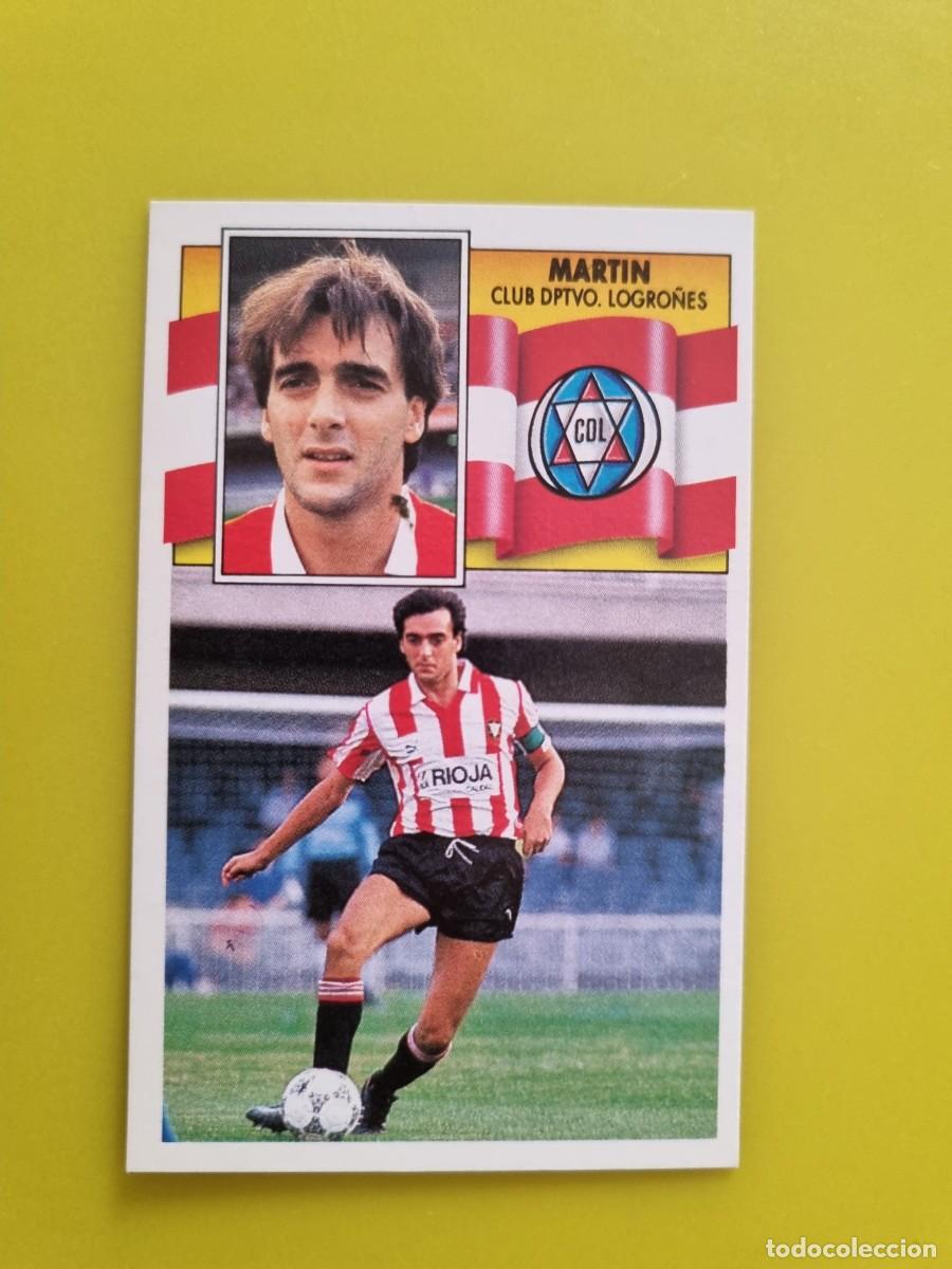 Cromos de f&uacute;tbol: CROMO LIGA ESTE 90 91 1990 1991 NUNCA PEGADO SIN PEGAR MARTIN CD LOGRO&Ntilde;ES AR1026