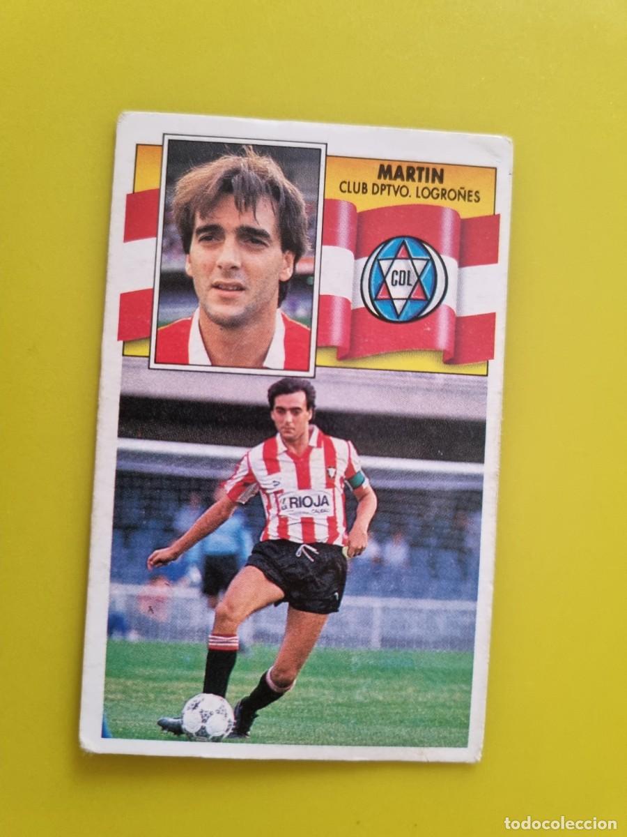 Cromos de f&uacute;tbol: CROMO LIGA ESTE 90 91 1990 1991 NUNCA PEGADO SIN PEGAR MARTIN CD LOGRO&Ntilde;ES AR1026