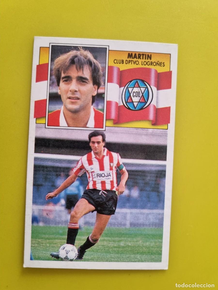 Cromos de f&uacute;tbol: CROMO LIGA ESTE 90 91 1990 1991 NUNCA PEGADO SIN PEGAR MARTIN CD LOGRO&Ntilde;ES AR1026