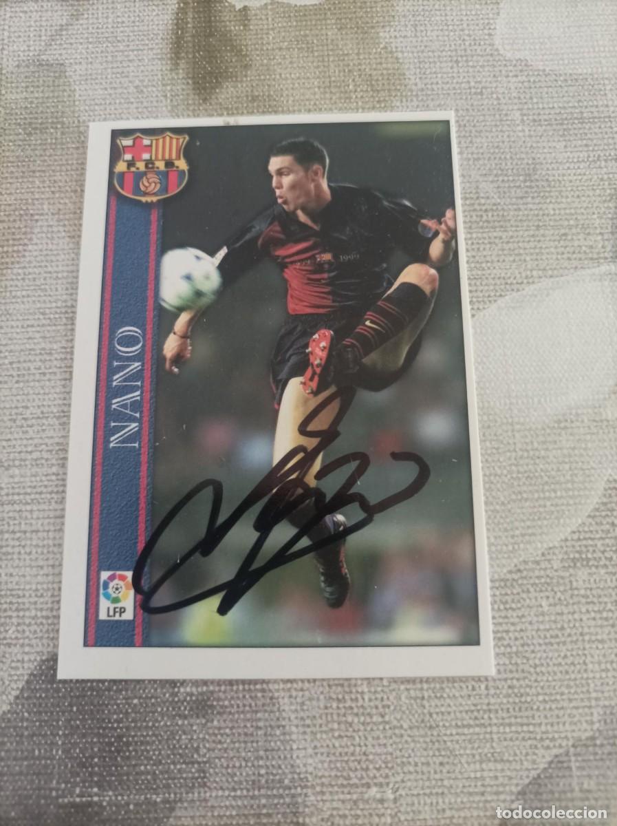 Fu&szlig;ball-Sticker: Cromo futbol firmado Fernando Macedo -Nano-