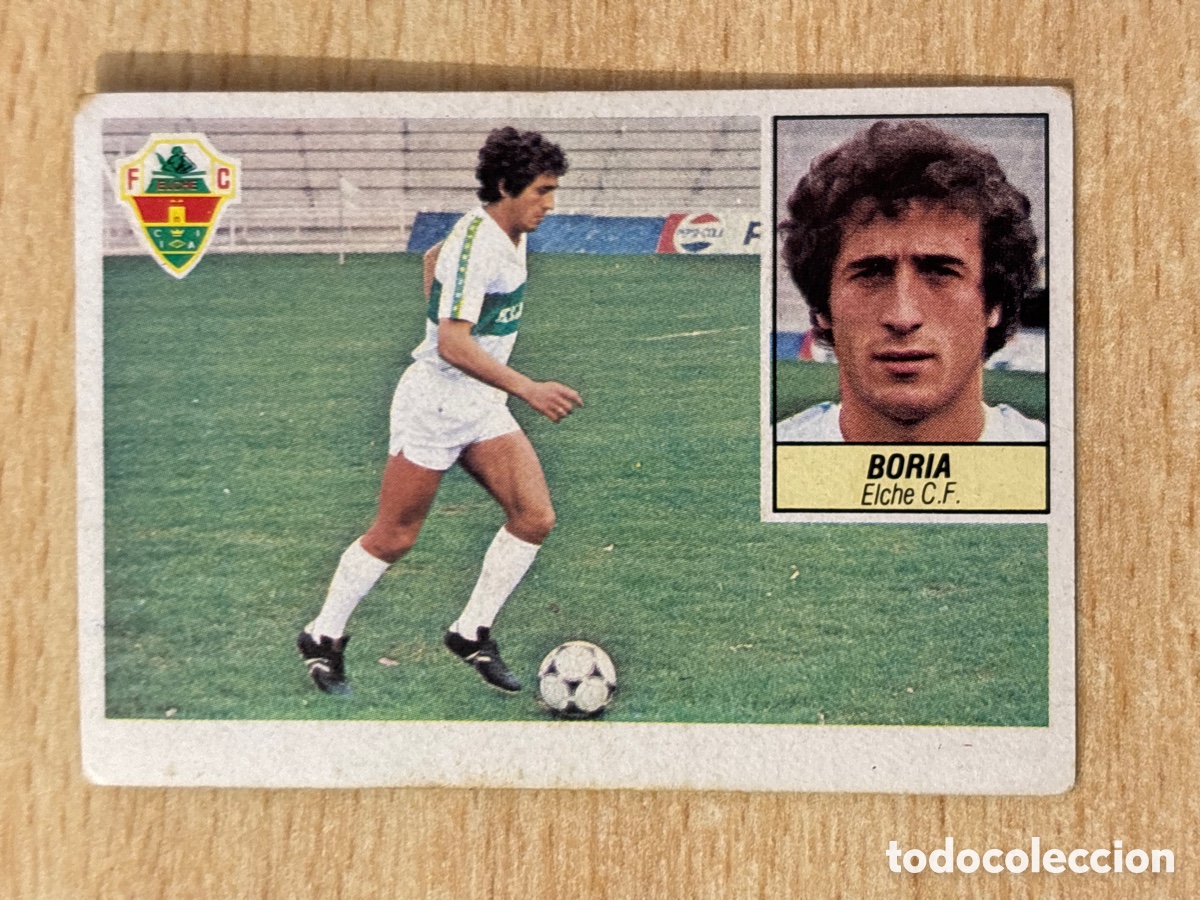 Cromos de f&uacute;tbol: Boria Elche CF Ed. Este 84-85 sin pegar
