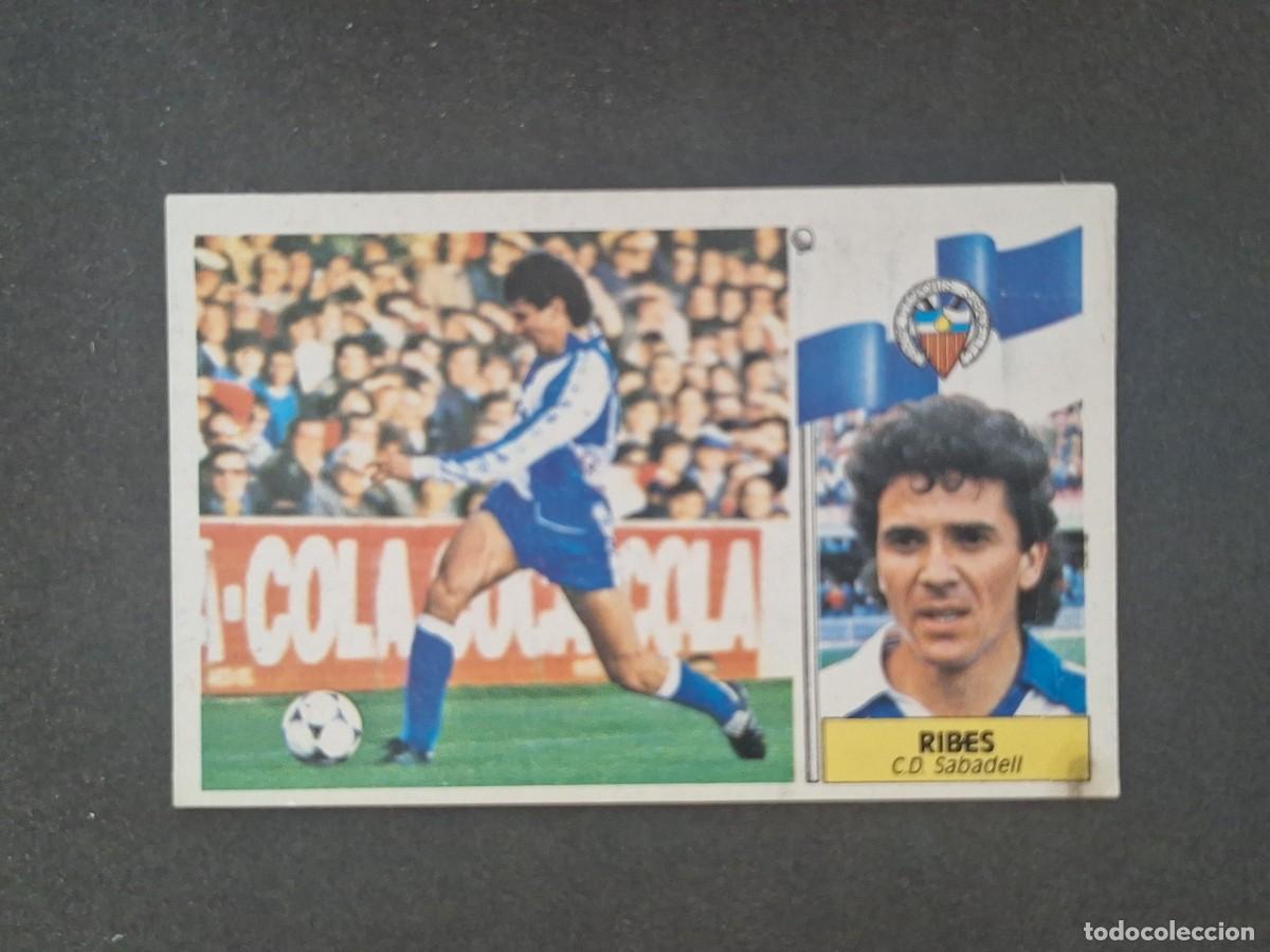 Cromos de f&uacute;tbol: L5 RIBES C. D. SABADELL LIGA ESTE 1986 1987 86 87 DESPEGADO RECUPERADO