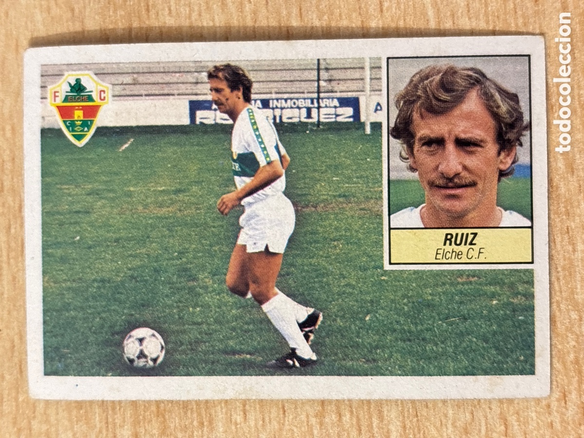Cromos de f&uacute;tbol: Ruiz Elche CF Ed. Este 84-85 sin pegar - Foto 1