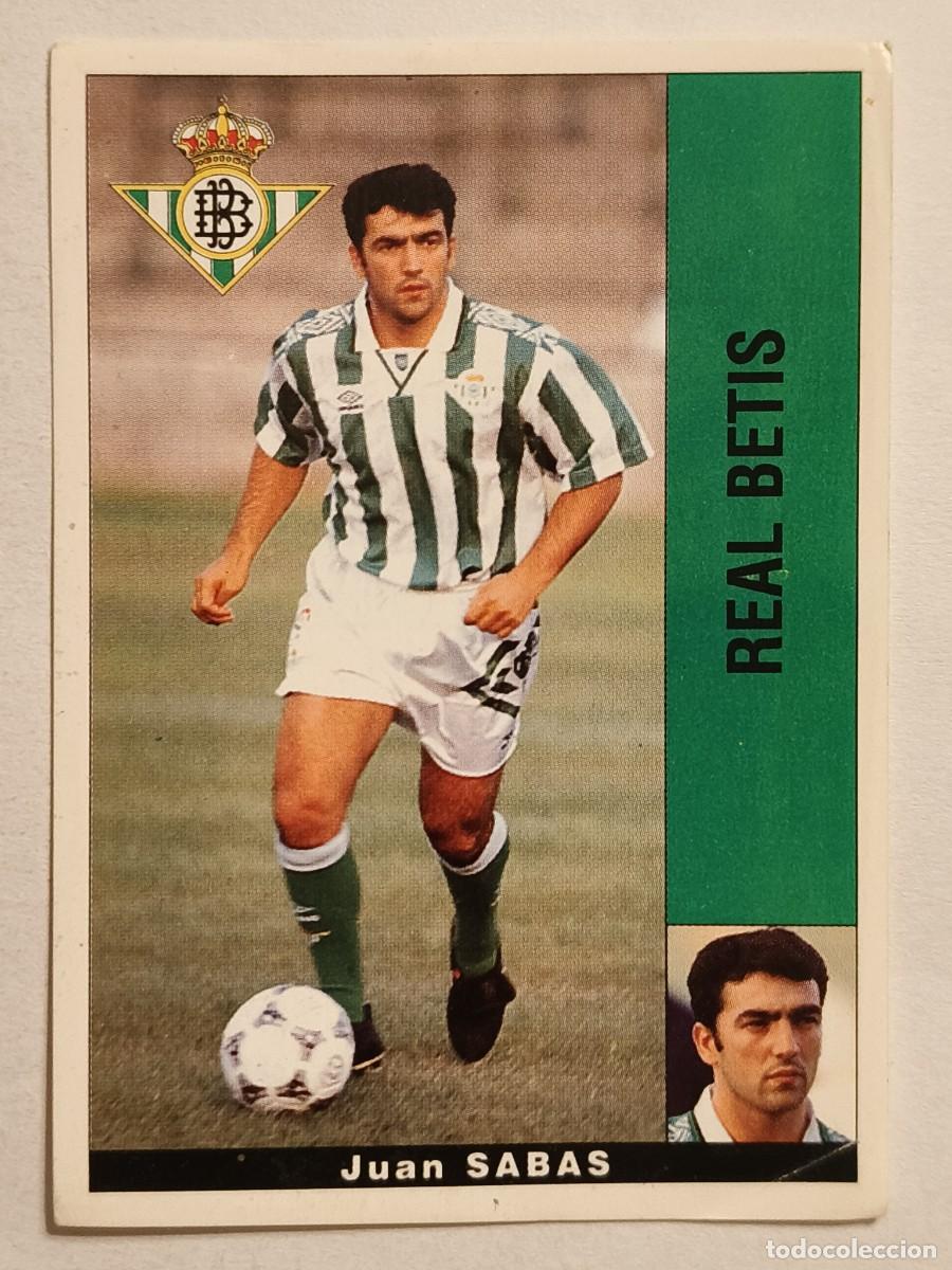 Cromos de f&uacute;tbol: #SABAS (REAL BETIS) LIGA 95/96 PANINI