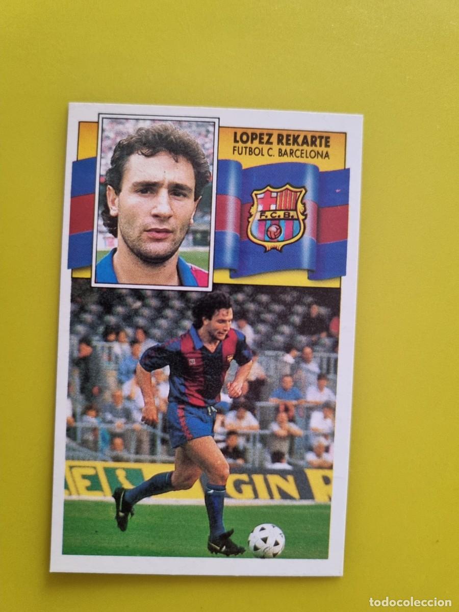 Football Stickers: CROMO LIGA ESTE 90 91 1990 1991 NUNCA PEGADO SIN PEGAR LOPEZ REKARTE FC BARCELONA AR1026