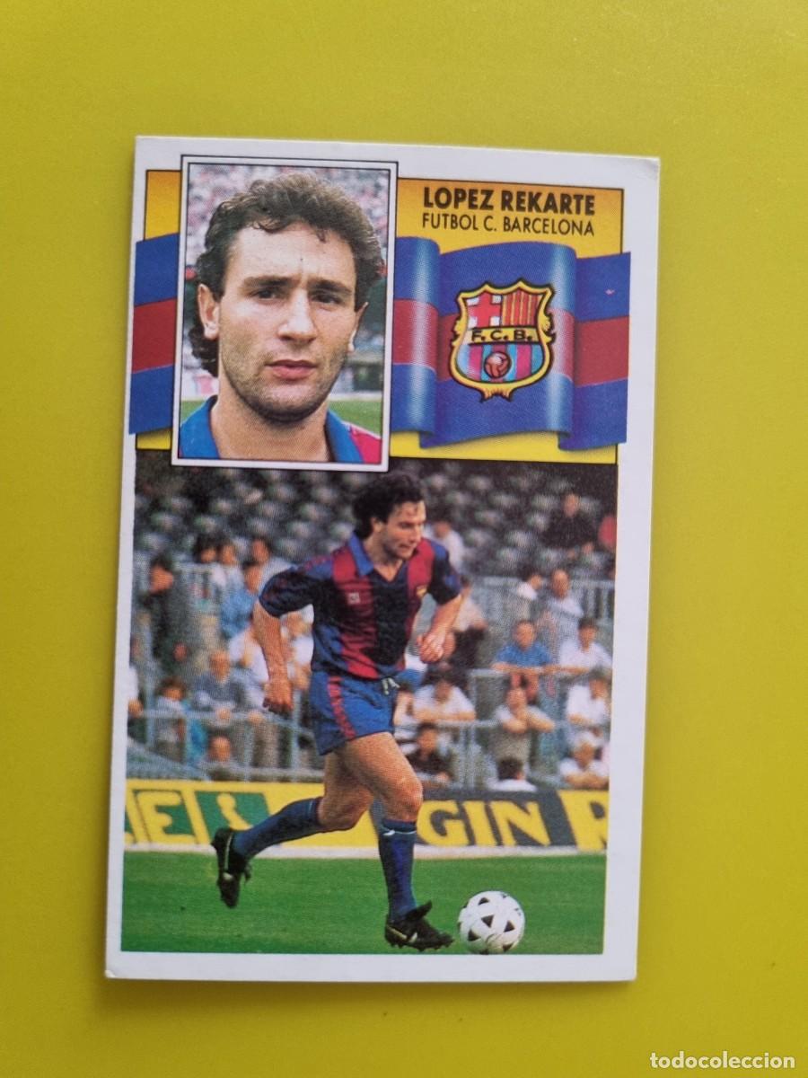 Football Stickers: CROMO LIGA ESTE 90 91 1990 1991 NUNCA PEGADO SIN PEGAR LOPEZ REKARTE FC BARCELONA AR1026