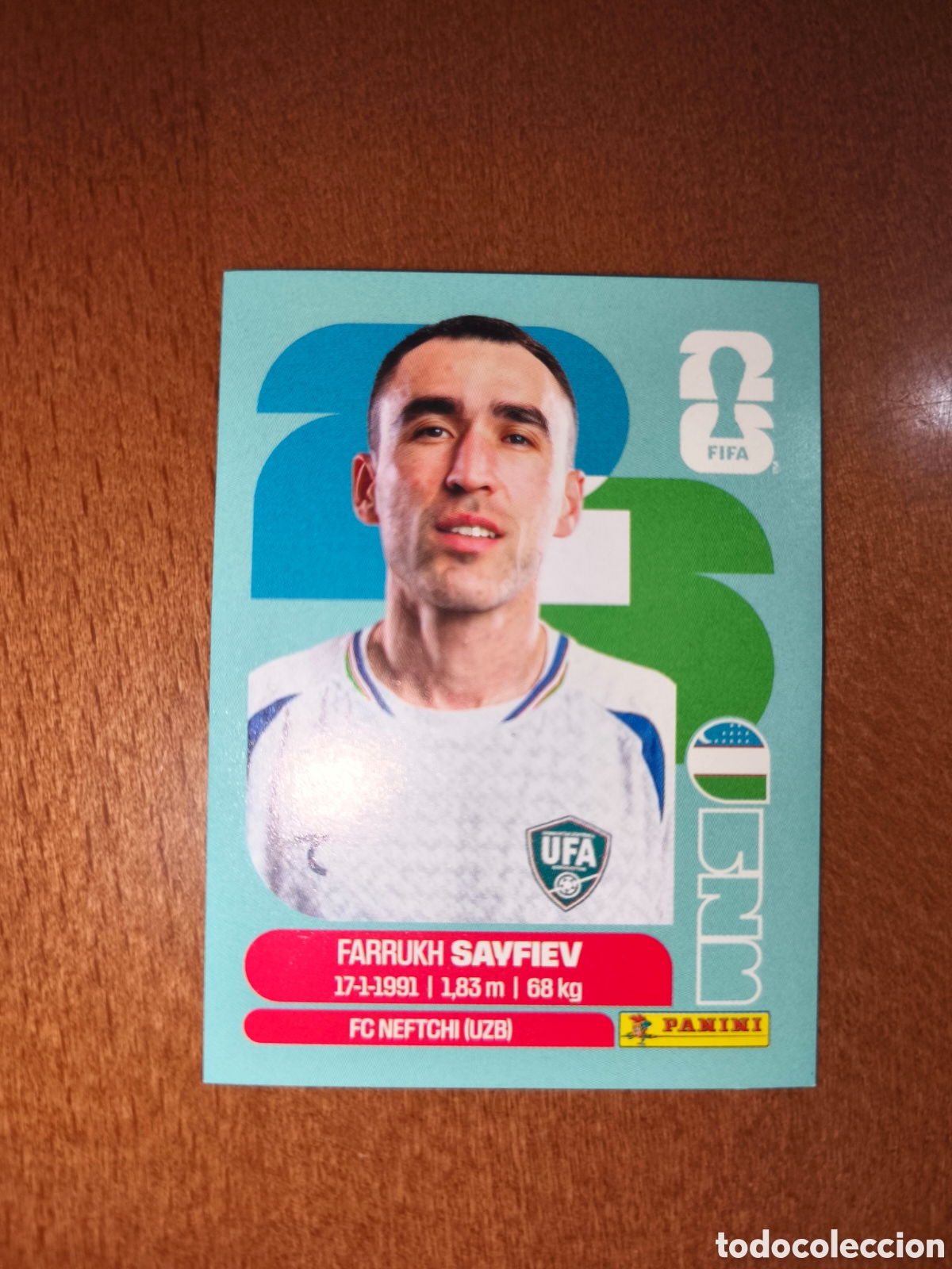 Football Stickers: UZB3 Farrukh Sayfiev UZB 3 Fifa World Cup 2026 Uzbekist&aacute;n