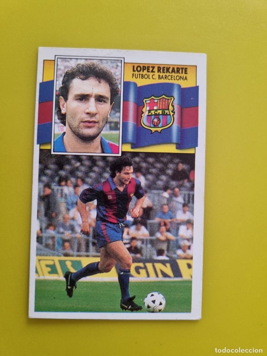 Football Stickers: CROMO LIGA ESTE 90 91 1990 1991 NUNCA PEGADO SIN PEGAR LOPEZ REKARTE FC BARCELONA AR1026