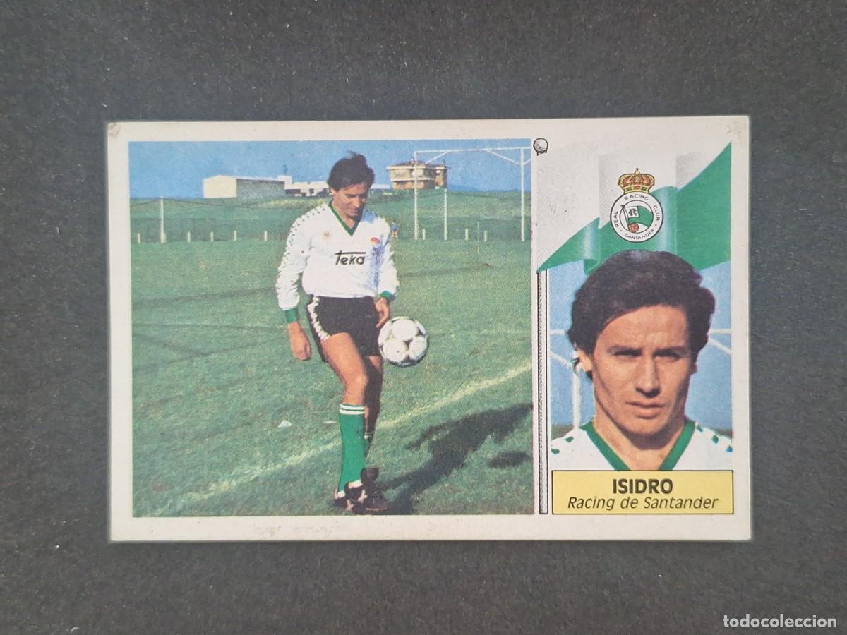 Fu&szlig;ball-Sticker: L5 ISIDRO RACING DE SANTANDER LIGA ESTE 1986 1987 86 87 DESPEGADO RECUPERADO