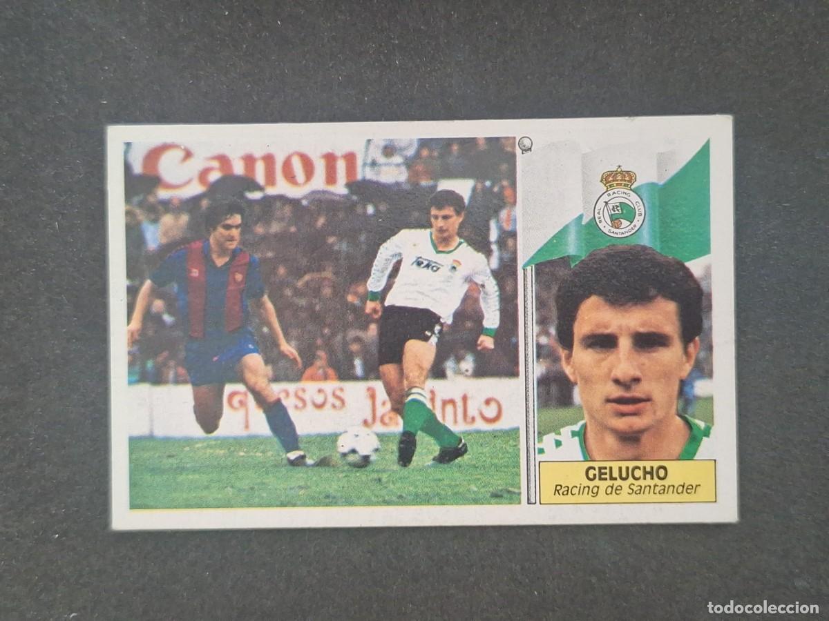 Cromos de f&uacute;tbol: L5 GELUCHO RACING DE SANTANDER LIGA ESTE 1986 1987 86 87 DESPEGADO RECUPERADO