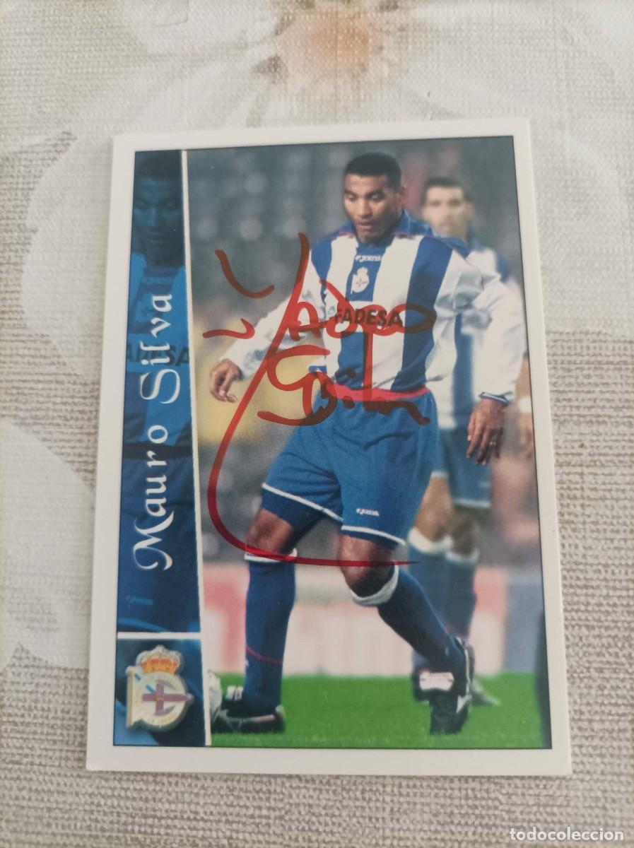 Fu&szlig;ball-Sticker: Cromo de futbol firmado Mauro Siva Depor