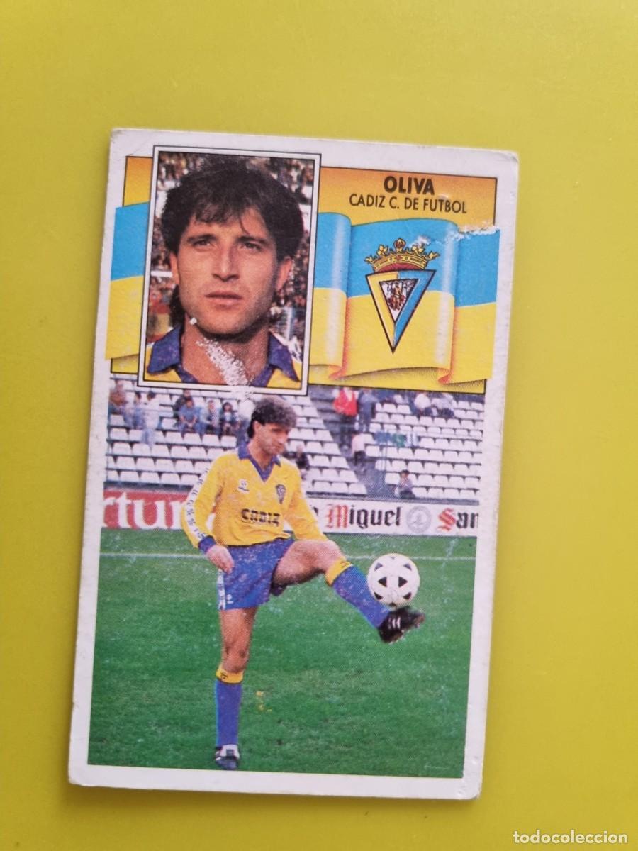 Cromos de f&uacute;tbol: CROMO LIGA ESTE 90 91 1990 1991 NUNCA PEGADO SIN PEGAR OLIVA CADIZ CF AR1026