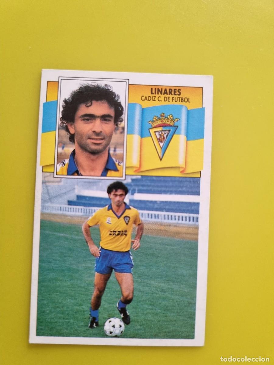 Figurine di Calcio: CROMO LIGA ESTE 90 91 1990 1991 NUNCA PEGADO SIN PEGAR LINARES CADIZ CF AR1026
