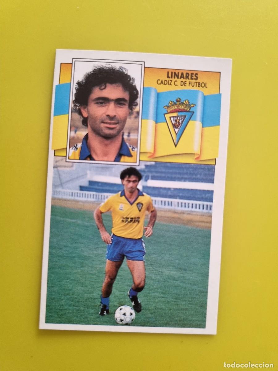 Figurine di Calcio: CROMO LIGA ESTE 90 91 1990 1991 NUNCA PEGADO SIN PEGAR LINARES CADIZ CF AR1026