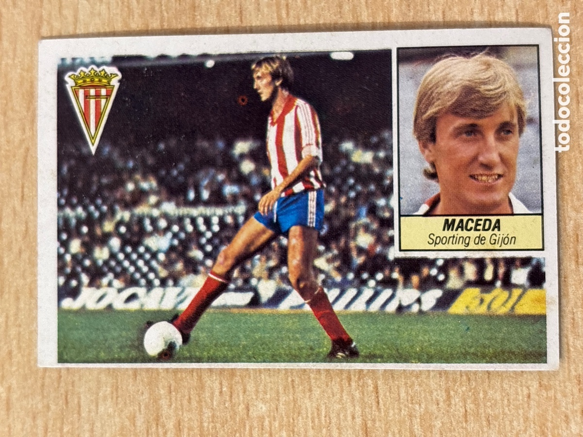 Figurine di Calcio: Maceda Sporting de Gij&oacute;n Ed. Este 84-85 sin pegar