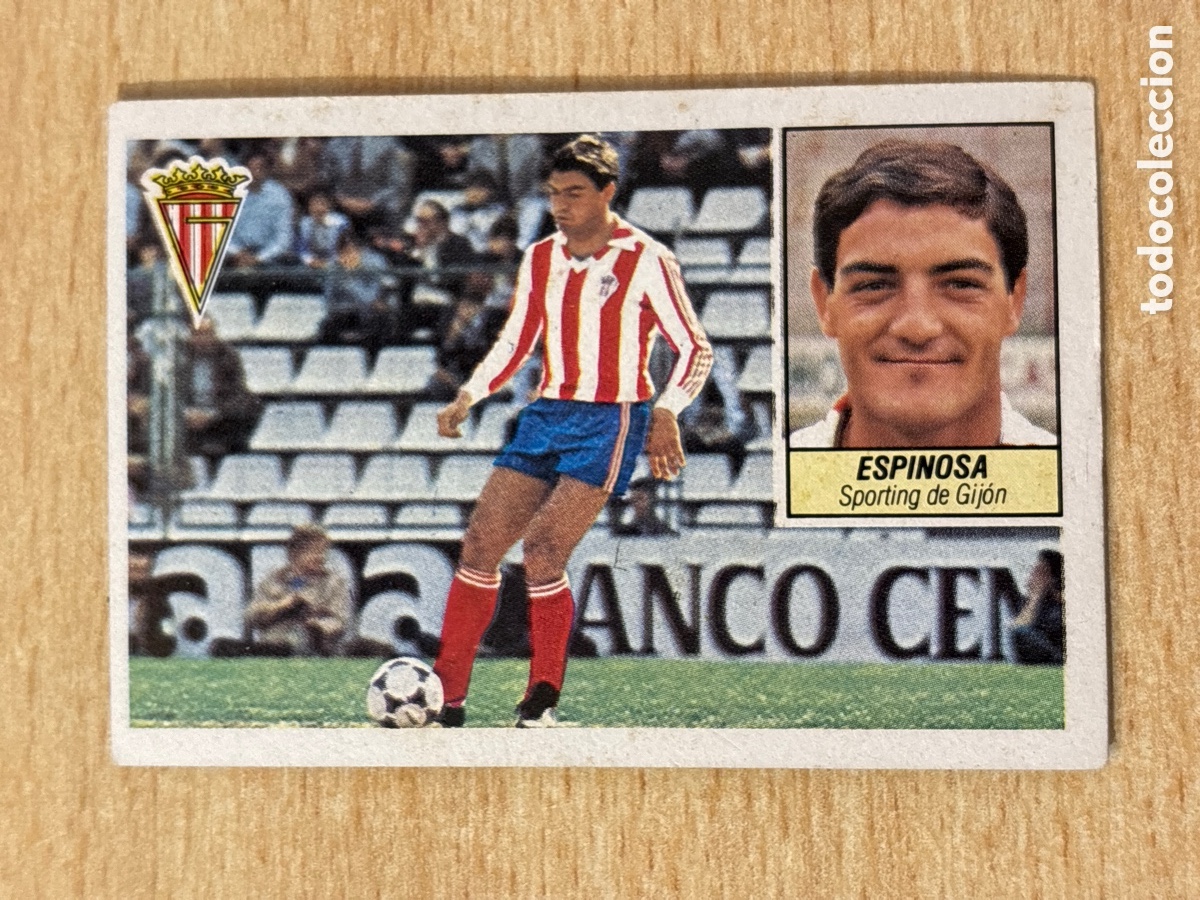Cromos de f&uacute;tbol: Espinosa Sporting de Gij&oacute;n Ed. Este 84-85 sin pegar