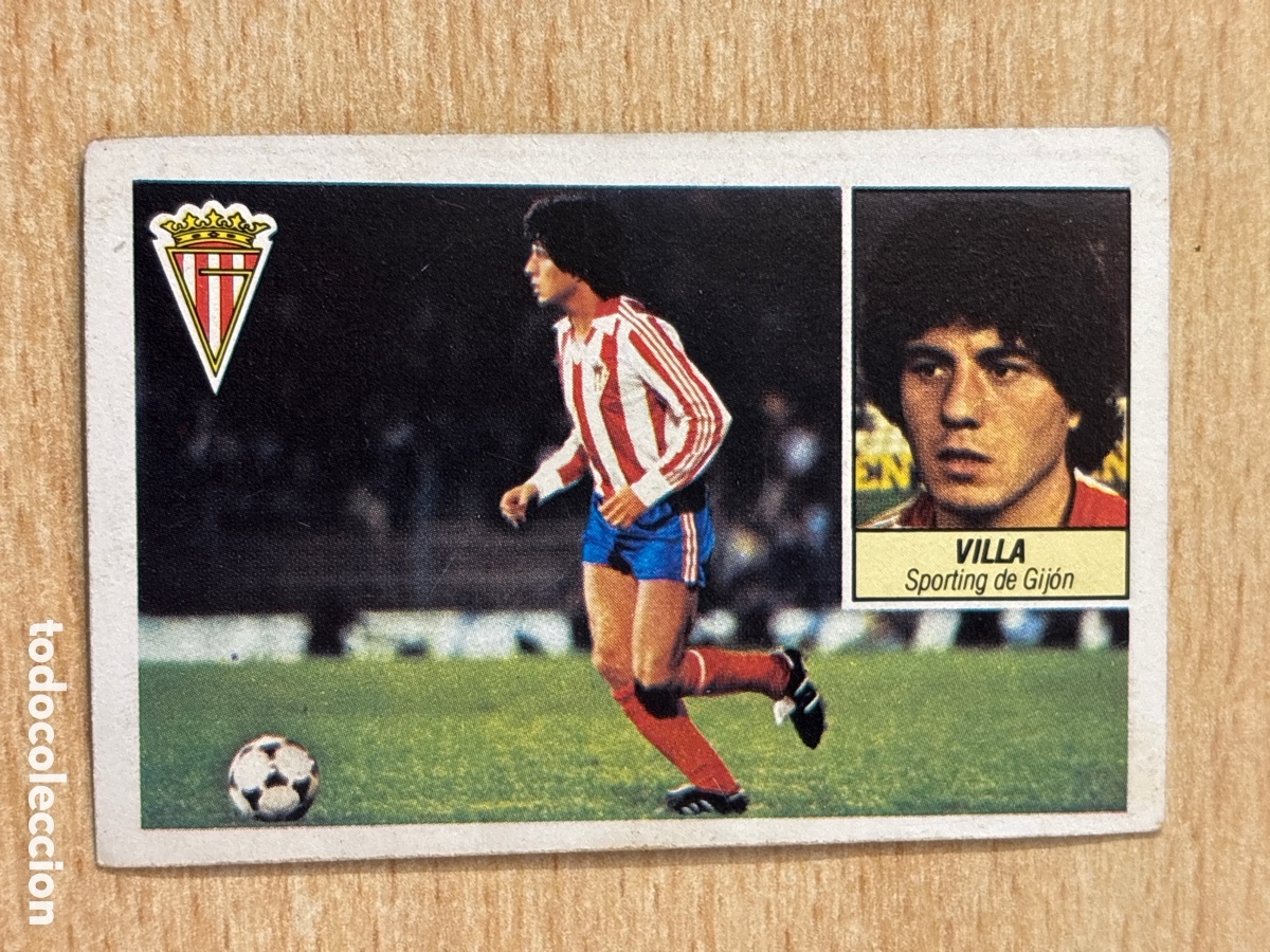 Cromos de f&uacute;tbol: Villa Sporting de Gij&oacute;n Ed. Este 84-85 sin pegar