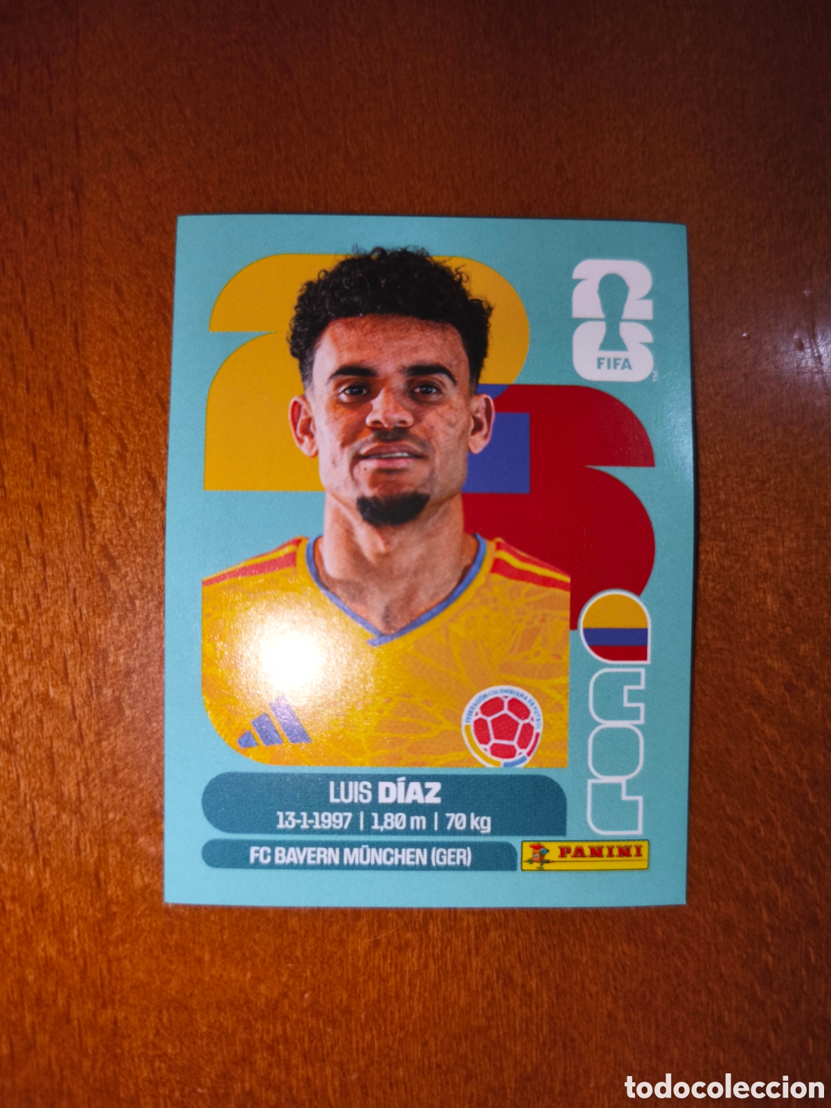 Cromos de f&uacute;tbol: COL20 Luis D&iacute;az COL 20 Fifa World Cup 2026 Colombia