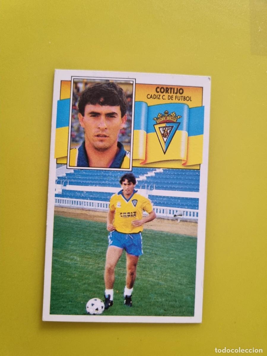 Cromos de f&uacute;tbol: CROMO LIGA ESTE 90 91 1990 1991 NUNCA PEGADO SIN PEGAR CORTIJO CADIZ CF AR1026