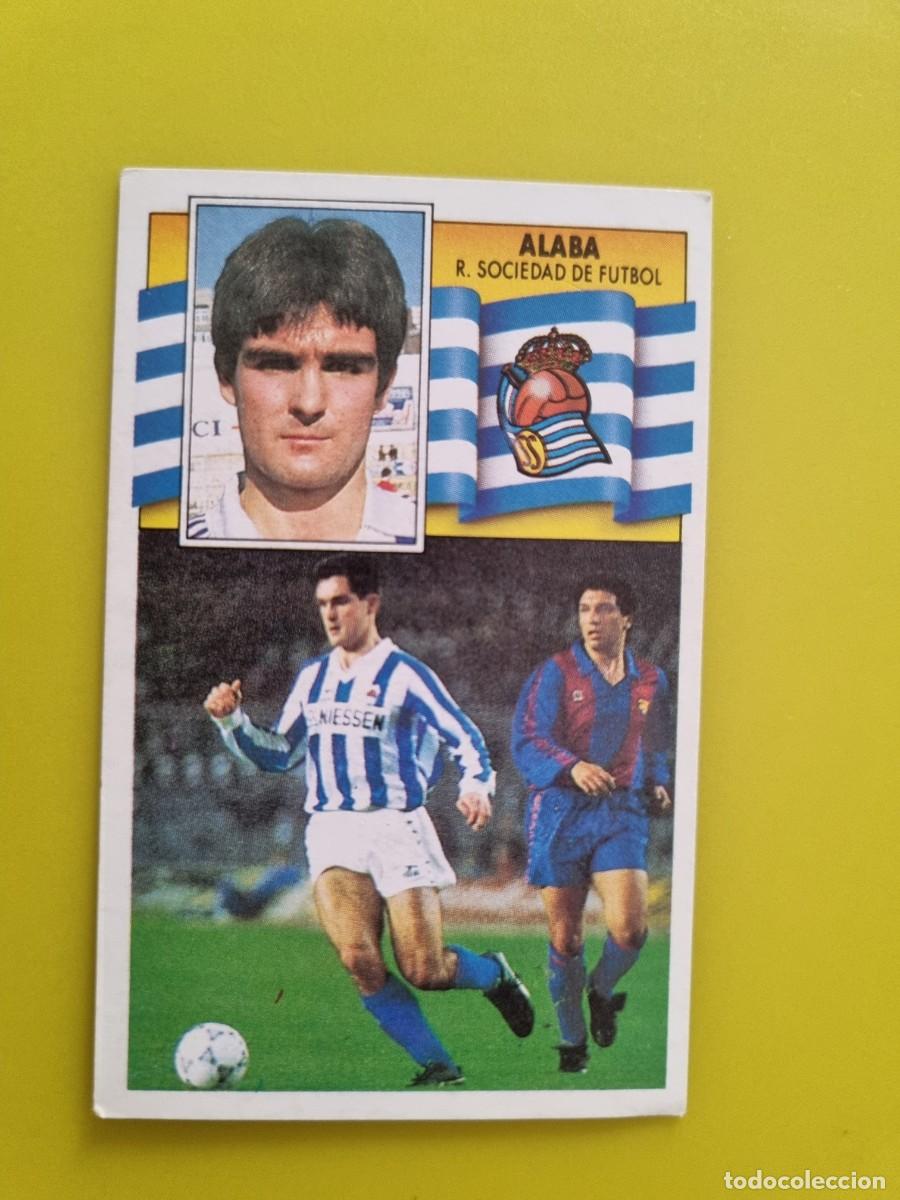 Cromos de f&uacute;tbol: CROMO LIGA ESTE 90 91 1990 1991 NUNCA PEGADO SIN PEGAR ALABA REAL SOCIEDAD AR1026