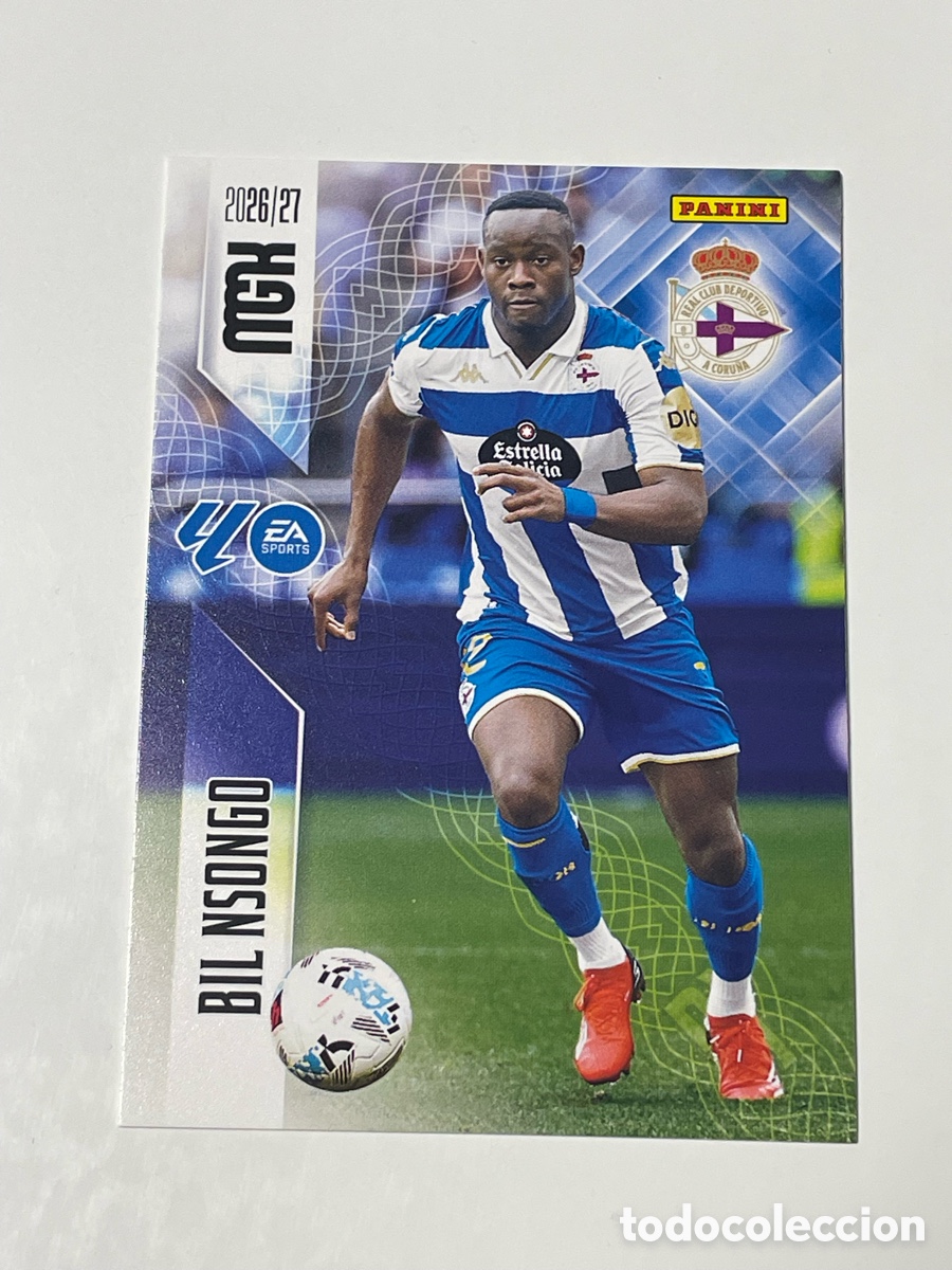 Cromos de f&uacute;tbol: Bil Nsongo Deportivo de La Coru&ntilde;a Panini Megacracks 26/27 #144