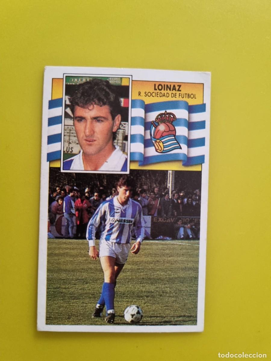Cromos de f&uacute;tbol: CROMO LIGA ESTE 90 91 1990 1991 NUNCA PEGADO SIN PEGAR LOINAZ REAL SOCIEDAD AR1026