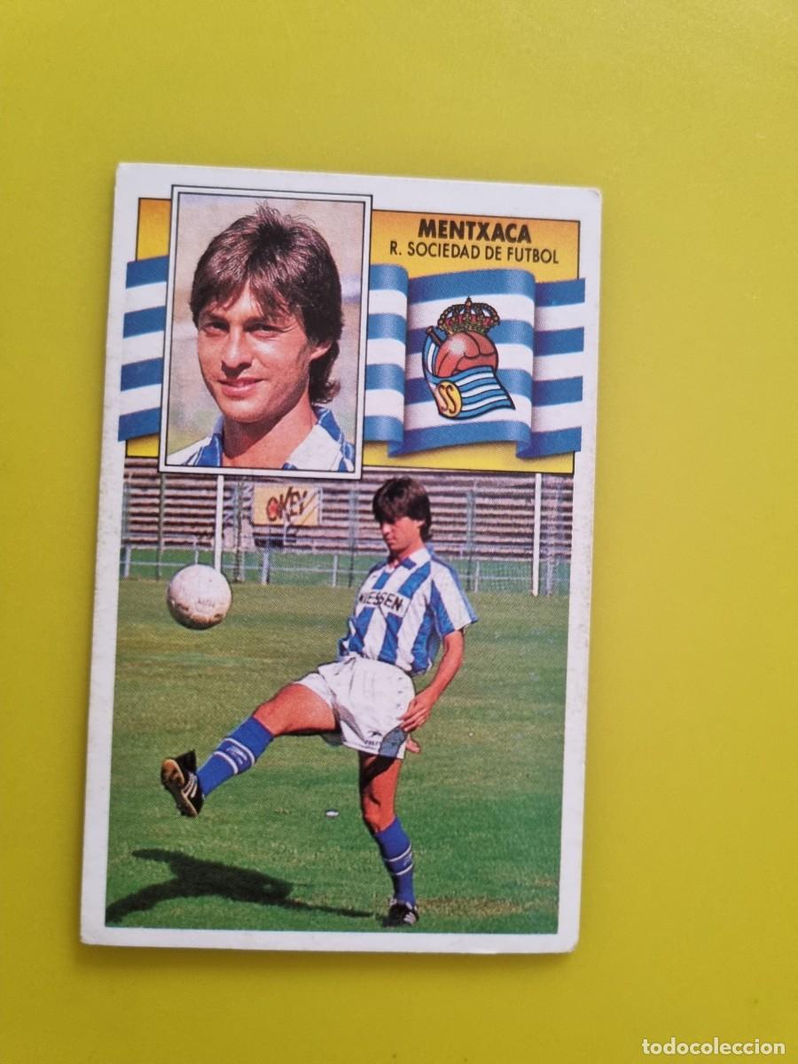 Cromos de f&uacute;tbol: CROMO LIGA ESTE 90 91 1990 1991 NUNCA PEGADO SIN PEGAR METXACA REAL SOCIEDAD AR1026