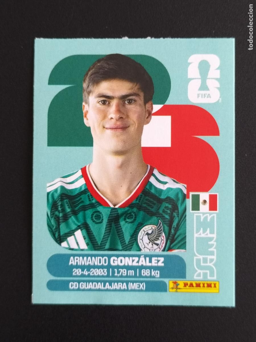 Cromos de f&uacute;tbol: MEX EXTRA ARMANDO GONZALEZ MEXICO CROMOS STICKER UPDATE MUNDIAL 26 2026 FIFA WORLD CUP PANINI