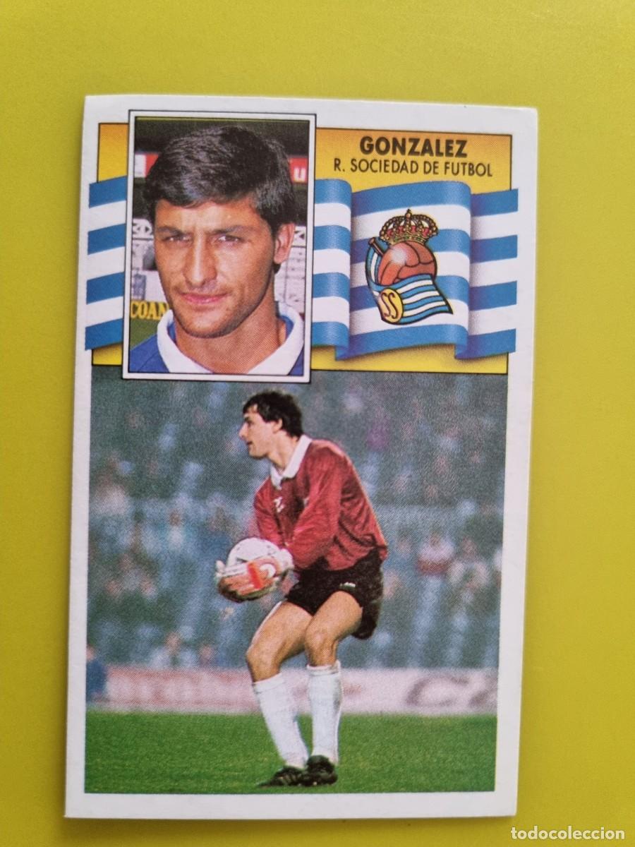 Cromos de f&uacute;tbol: CROMO LIGA ESTE 90 91 1990 1991 NUNCA PEGADO SIN PEGAR GONZALEZ REAL SOCIEDAD AR1026