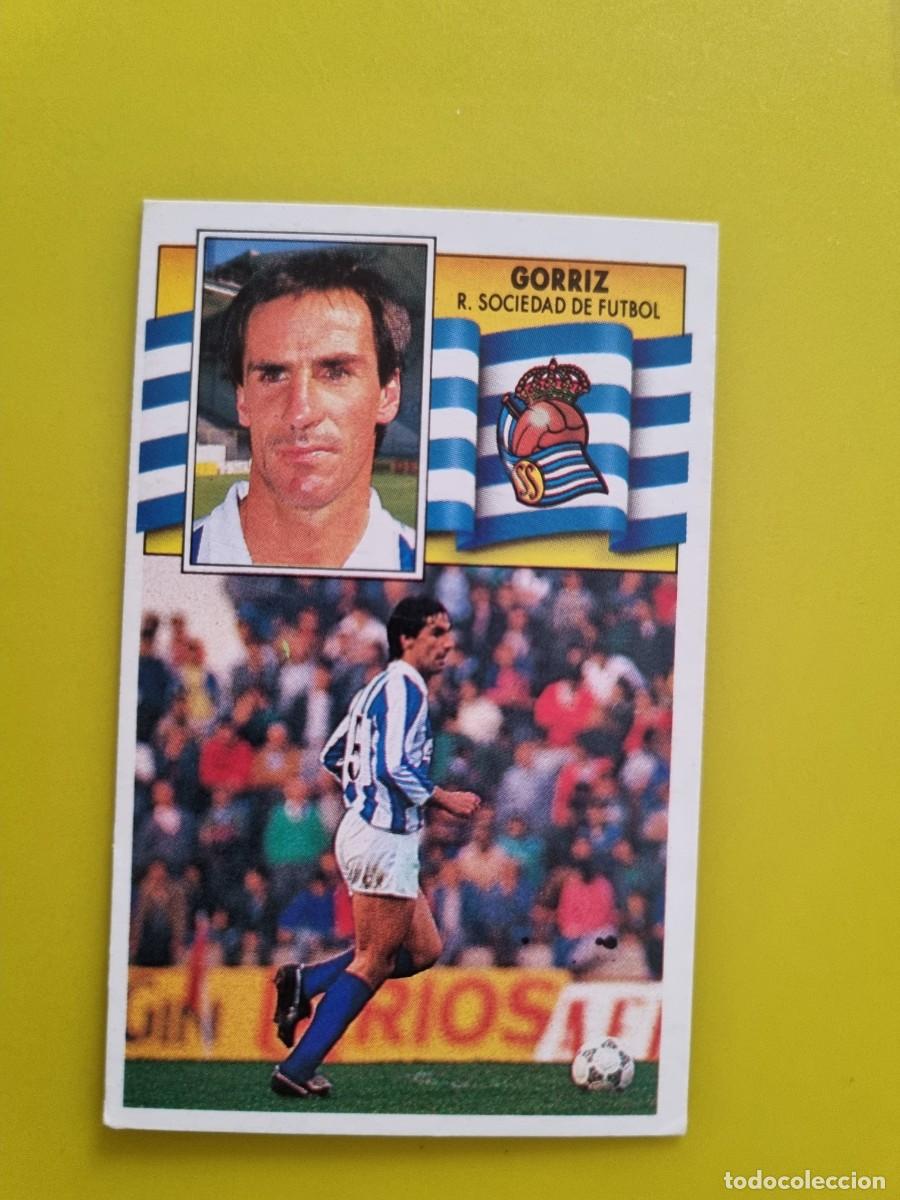 Cromos de f&uacute;tbol: CROMO LIGA ESTE 90 91 1990 1991 NUNCA PEGADO SIN PEGAR GORRIZ REAL SOCIEDAD AR1026