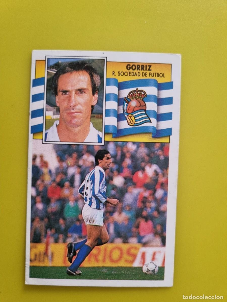 Cromos de f&uacute;tbol: CROMO LIGA ESTE 90 91 1990 1991 NUNCA PEGADO SIN PEGAR GORRIZ REAL SOCIEDAD AR1026