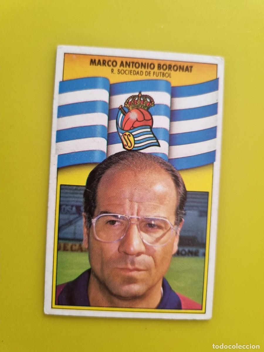 Cromos de f&uacute;tbol: CROMO LIGA ESTE 90 91 1990 1991 NUNCA PEGADO SIN PEGAR MARCO ANTONIO BORONAT REAL SOCIEDAD AR1026