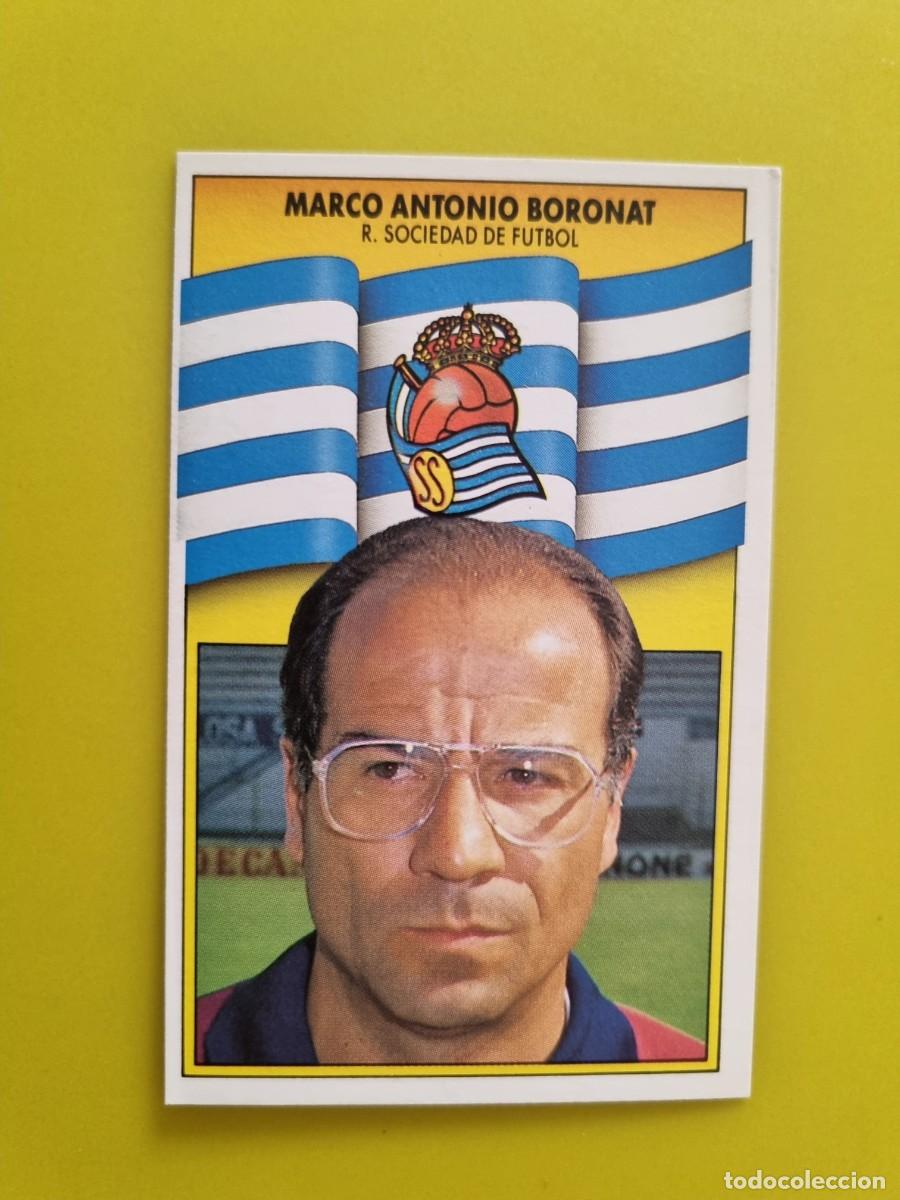 Cromos de f&uacute;tbol: CROMO LIGA ESTE 90 91 1990 1991 NUNCA PEGADO SIN PEGAR MARCO ANTONIO BORONAT REAL SOCIEDAD AR1026