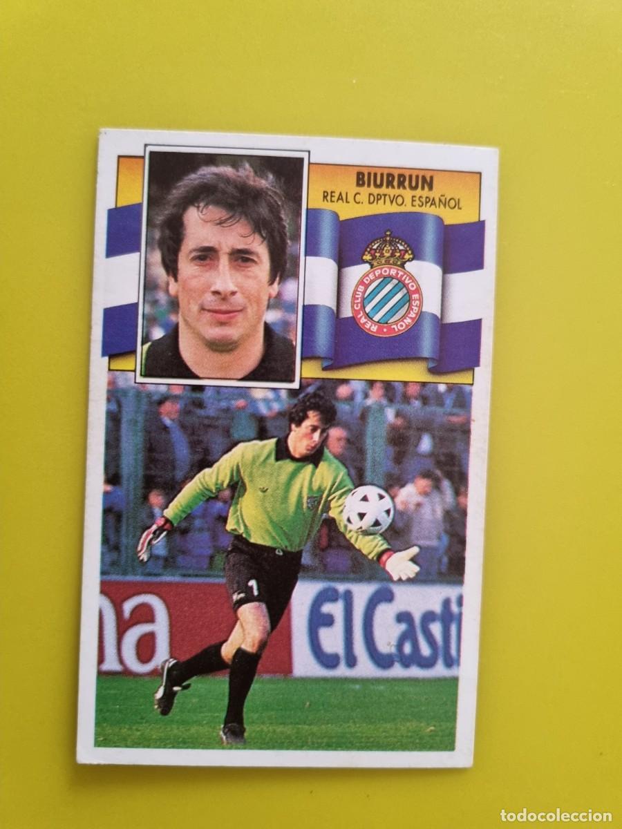 Cromos de f&uacute;tbol: CROMO LIGA ESTE 90 91 1990 1991 NUNCA PEGADO SIN PEGAR BIURRUN RCD ESPA&Ntilde;OL AR1026
