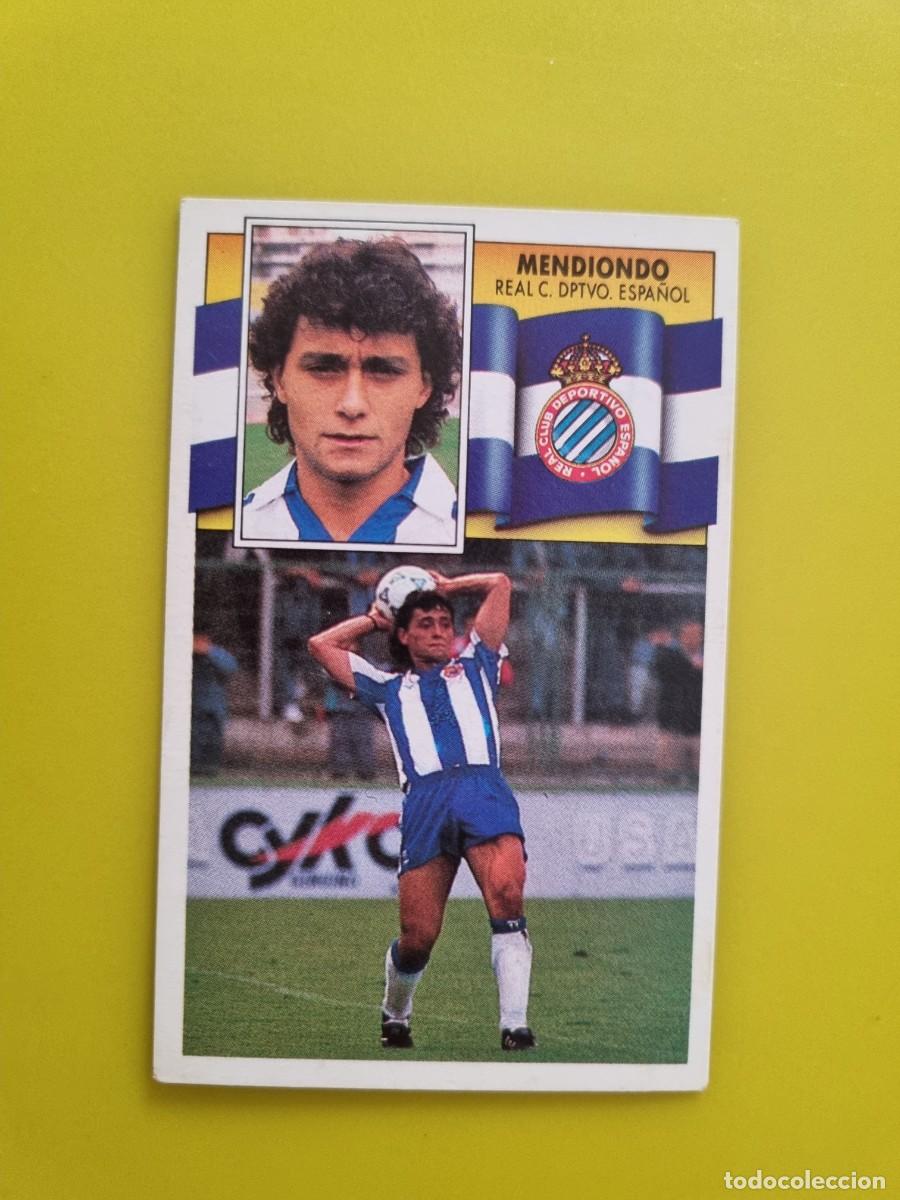 Cromos de f&uacute;tbol: CROMO LIGA ESTE 90 91 1990 1991 NUNCA PEGADO SIN PEGAR MENDIONDO RCD ESPA&Ntilde;OL AR1026