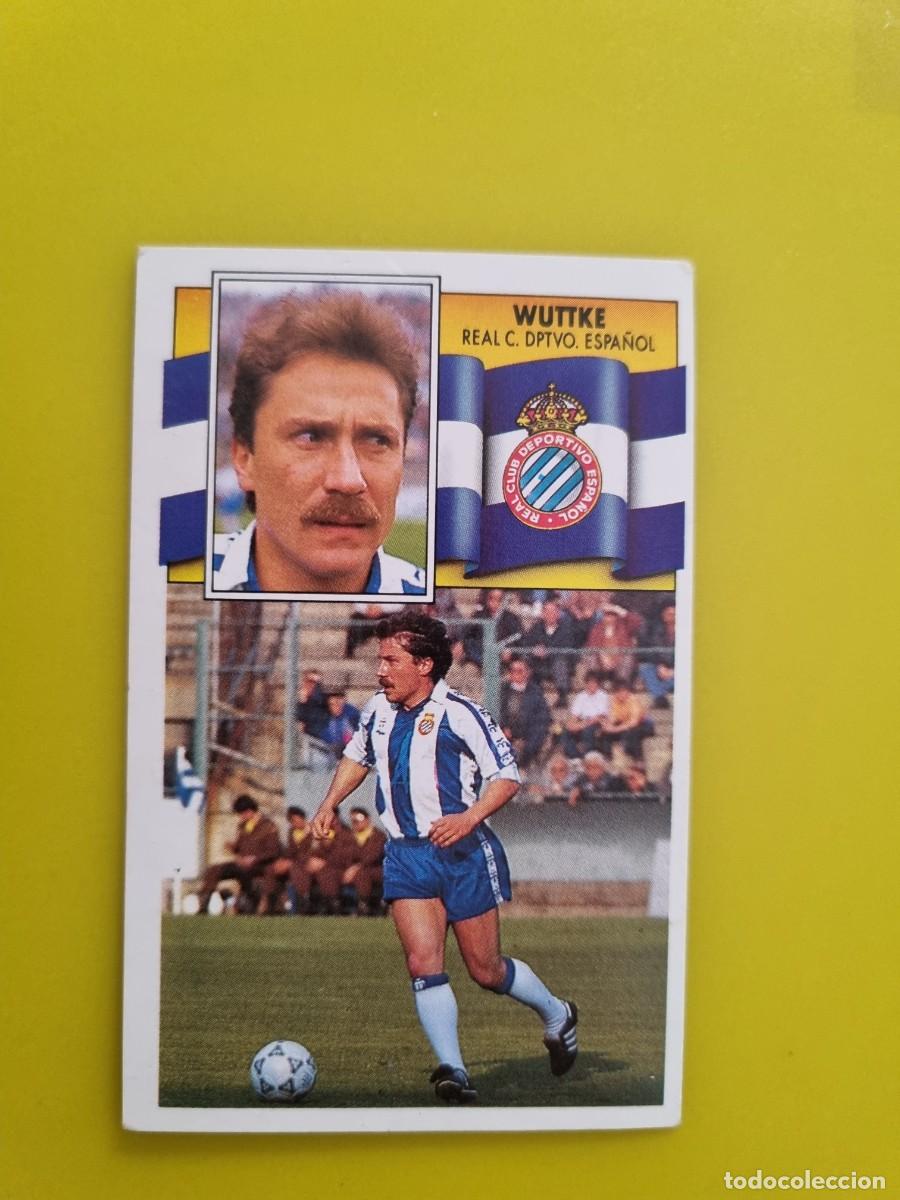 Cromos de f&uacute;tbol: CROMO LIGA ESTE 90 91 1990 1991 NUNCA PEGADO SIN PEGAR WUTEKE RCD ESPA&Ntilde;OL AR1026