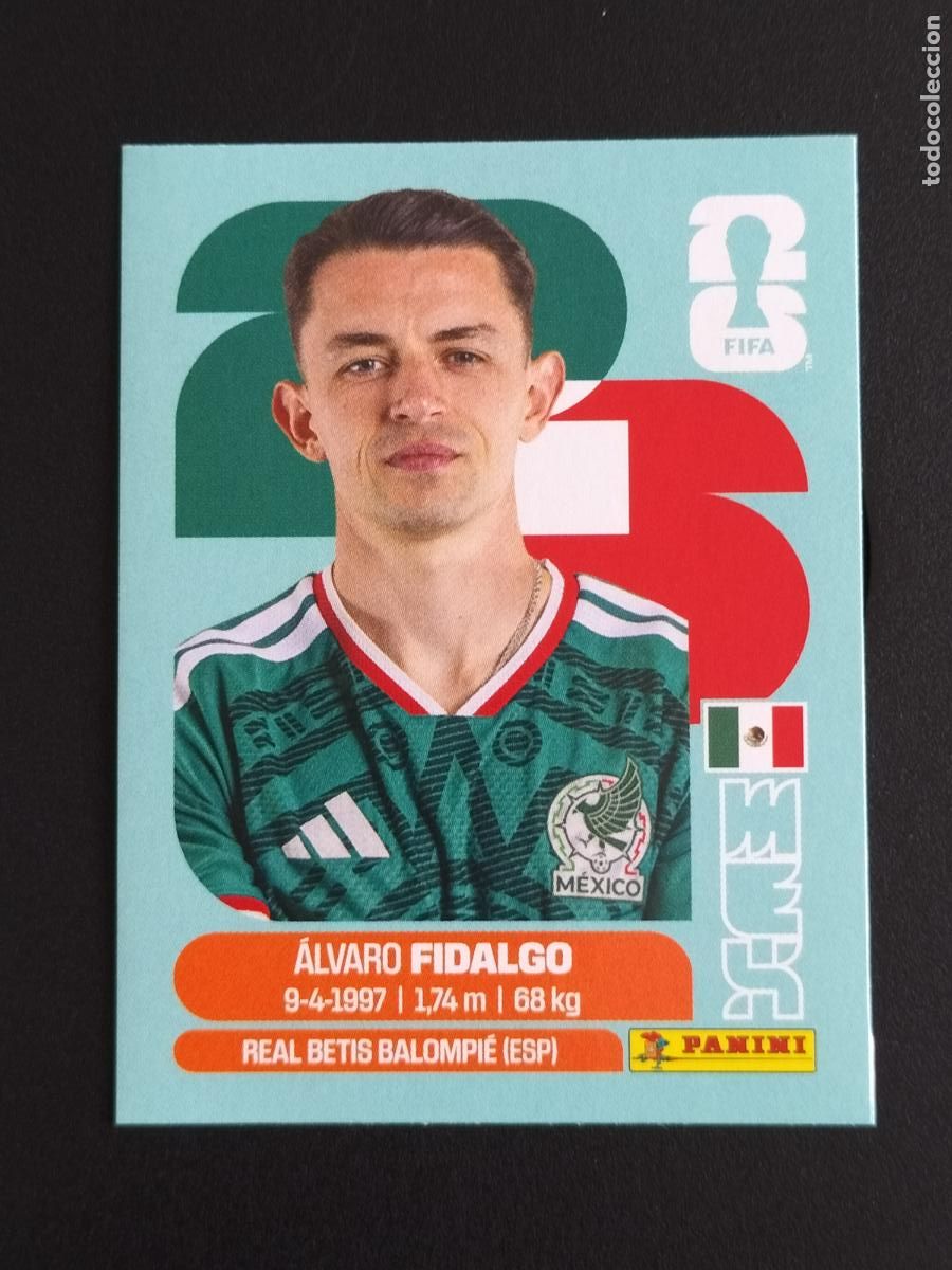 Cromos de f&uacute;tbol: MEX EXTRA ALVARO FIDALGO MEXICO CROMOS STICKER UPDATE MUNDIAL 26 2026 FIFA WORLD CUP PANINI
