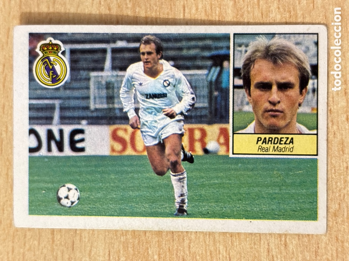 Cromos de f&uacute;tbol: Pardeza Real Madrid Ed. Este 84-85 rookie Quinta del Buitre sin pegar