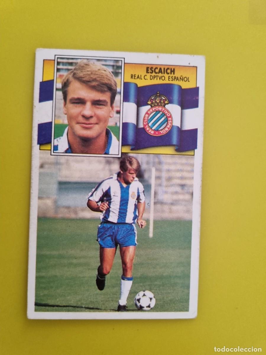 Football Stickers: CROMO LIGA ESTE 90 91 1990 1991 NUNCA PEGADO SIN PEGAR ESCAICH RCD ESPA&Ntilde;OL AR1026