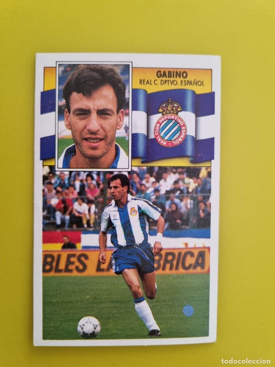 Cartes &agrave; collectionner de Football: CROMO LIGA ESTE 90 91 1990 1991 NUNCA PEGADO SIN PEGAR GABINO RCD ESPA&Ntilde;OL AR1026