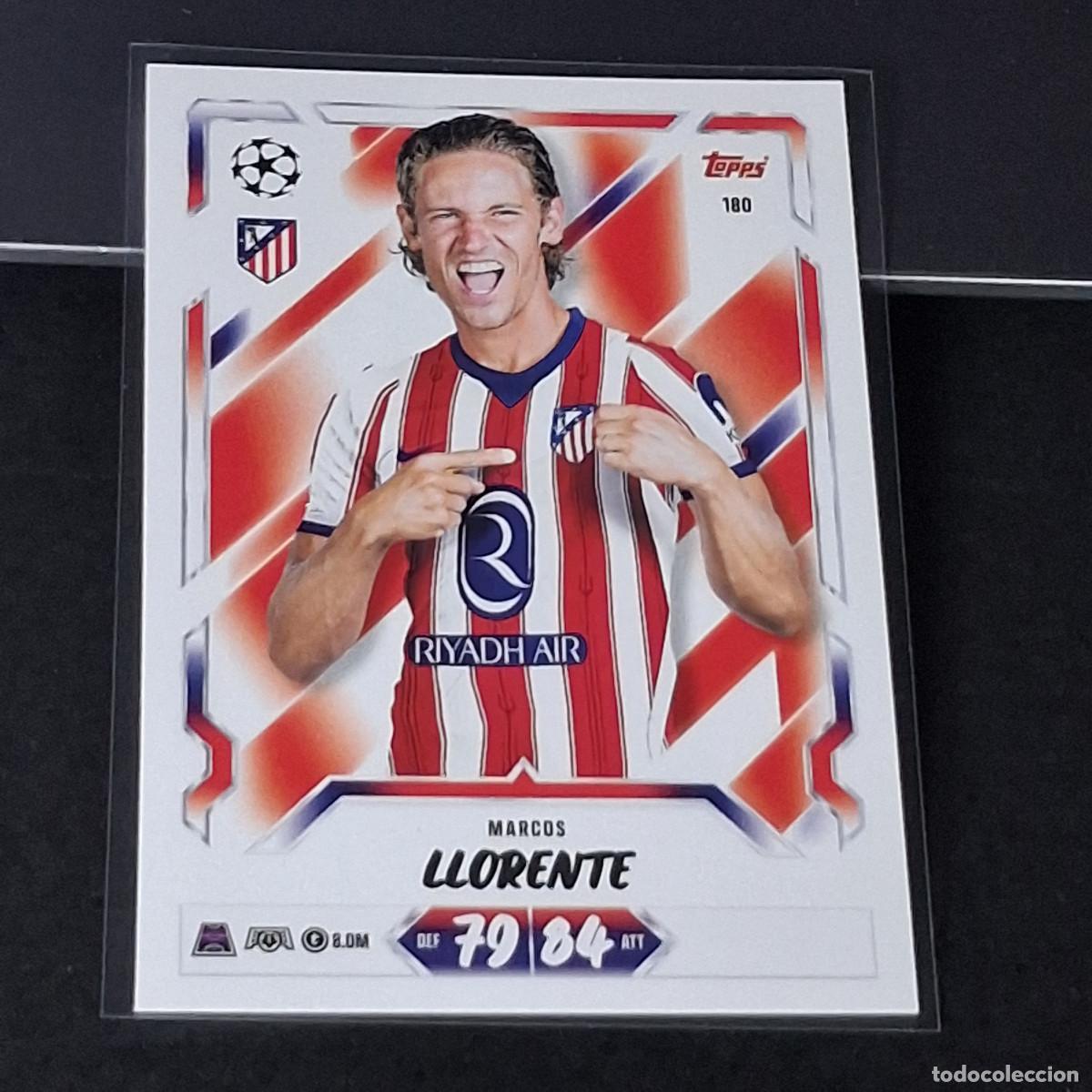 Cartes &agrave; collectionner de Football: D13 180 MARCOS LLORENTE ATLETICO DE MADRID MATCH ATTAX 26/27 2026 2027 TOPPS UCC