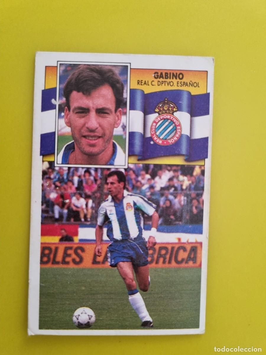 Cartes &agrave; collectionner de Football: CROMO LIGA ESTE 90 91 1990 1991 NUNCA PEGADO SIN PEGAR GABINO RCD ESPA&Ntilde;OL AR1026