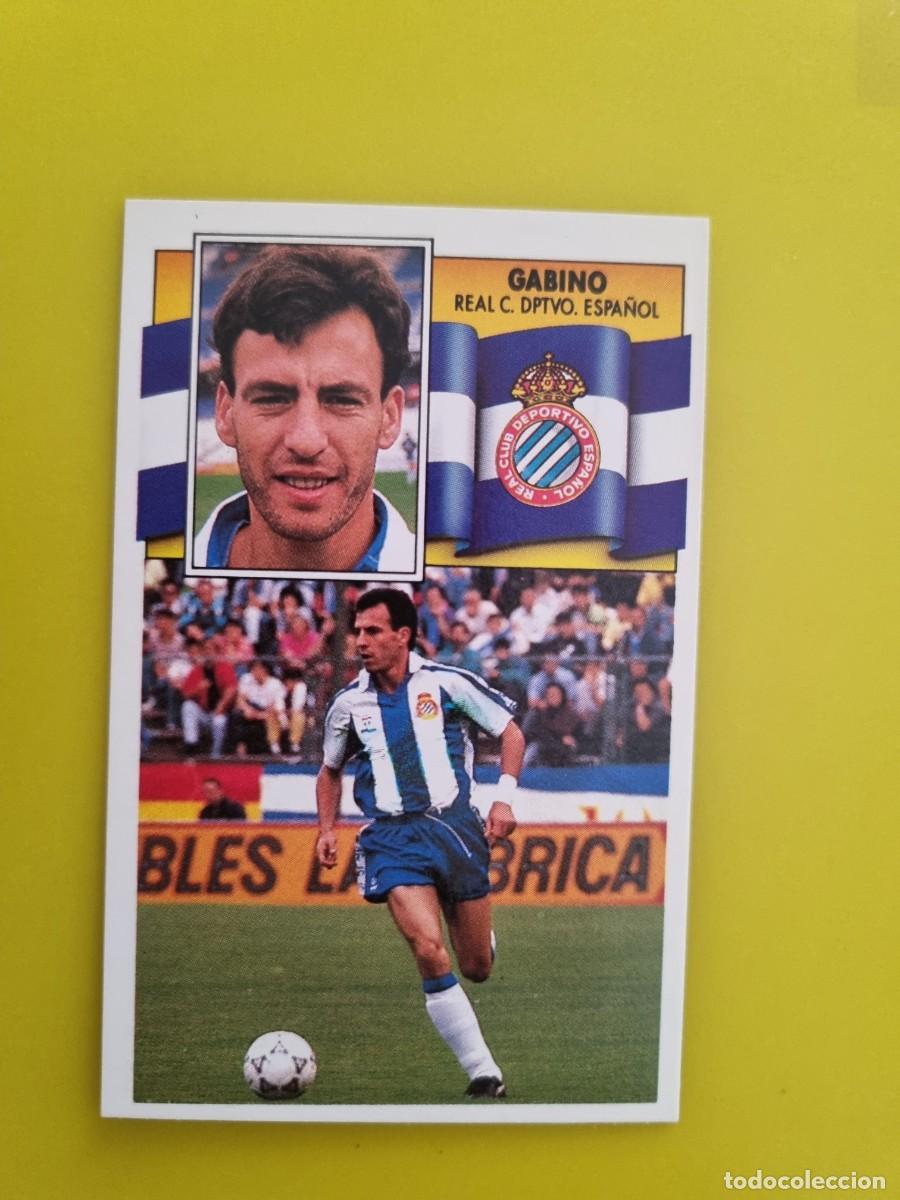 Cartes &agrave; collectionner de Football: CROMO LIGA ESTE 90 91 1990 1991 NUNCA PEGADO SIN PEGAR GABINO RCD ESPA&Ntilde;OL AR1026