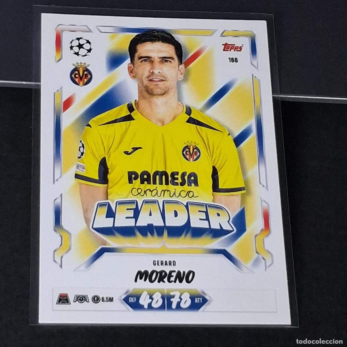Cromos de Futebol: D13 166 GERARD MORENO VILLARREAL CF LEADER MATCH ATTAX 26/27 2026 2027 TOPPS UCC