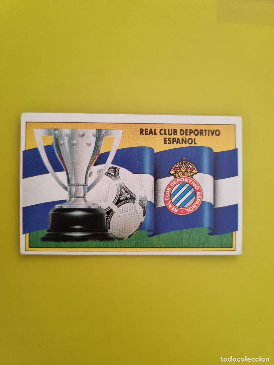 Cromos de Futebol: CROMO LIGA ESTE 90 91 1990 1991 NUNCA PEGADO SIN PEGAR ESCUDO Y BANDERA RCD ESPA&Ntilde;OL AR1026