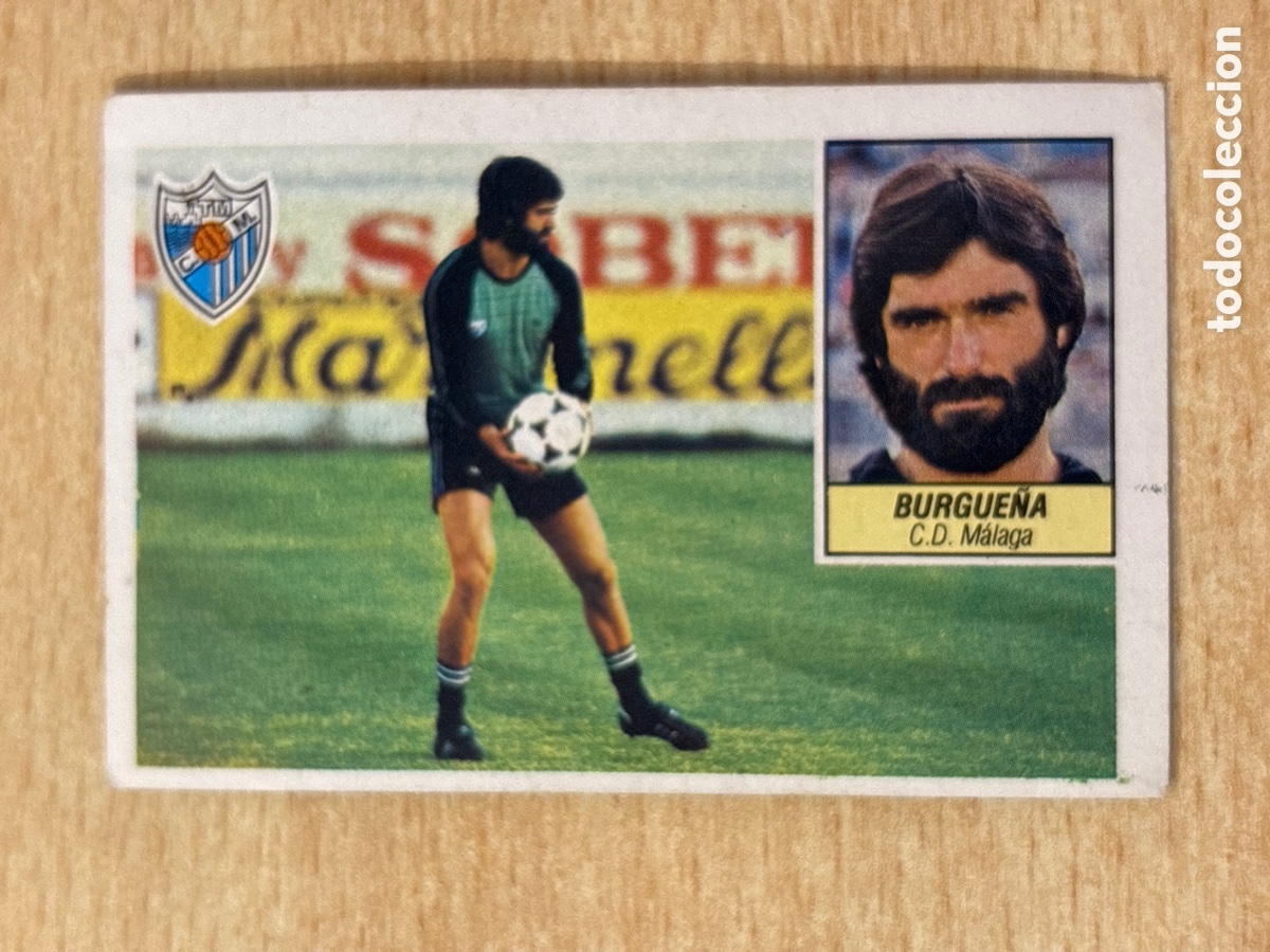 Cromos de f&uacute;tbol: Burgue&ntilde;a Baja CD M&aacute;laga Ed. Este 84-85 sin pegar