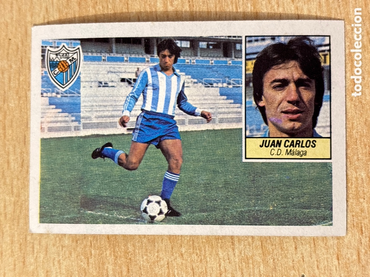 Cromos de Futebol: Juan Carlos CD M&aacute;laga Ed. Este 84-85 sin pegar