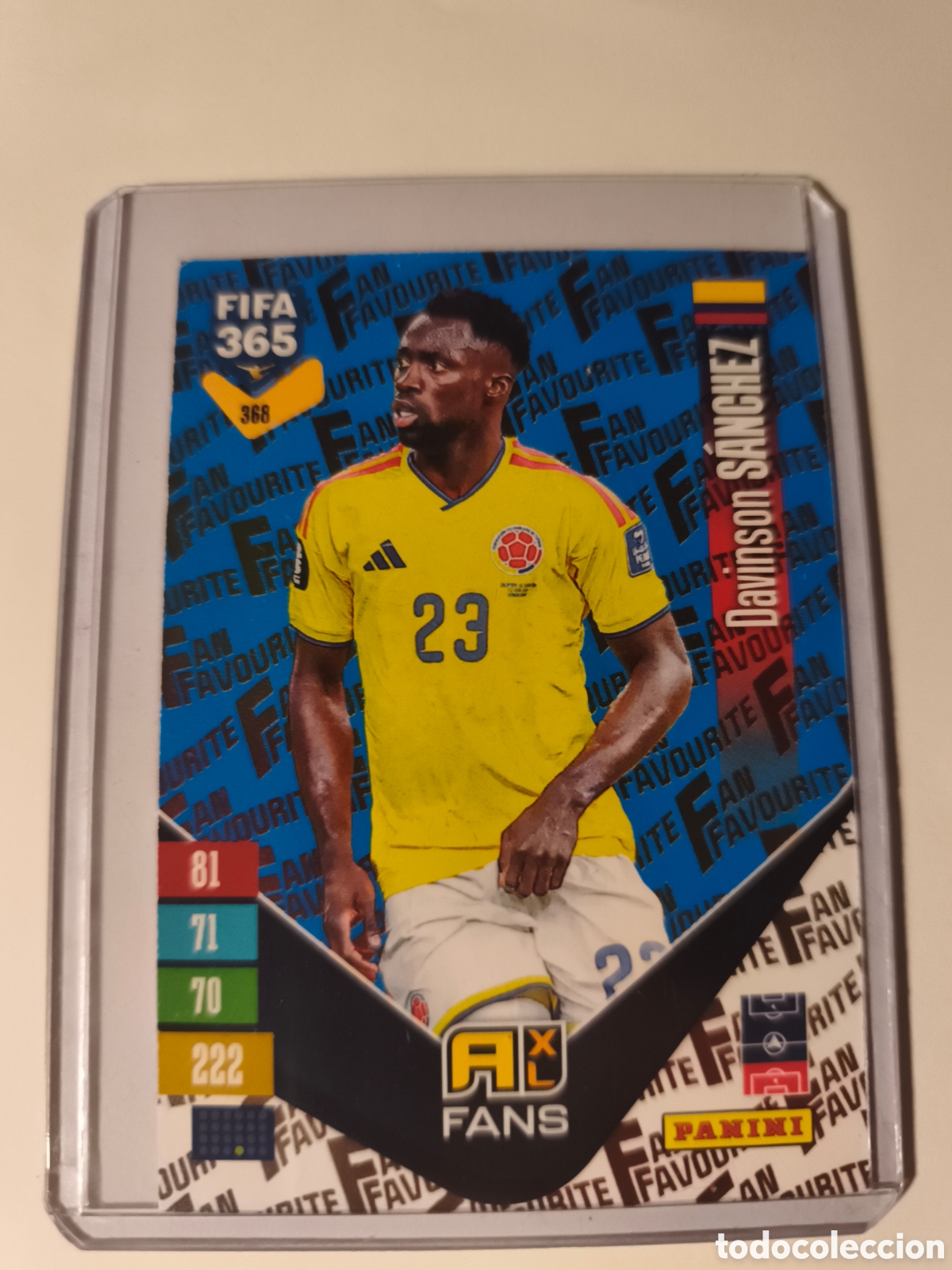Cromos de f&uacute;tbol: FIFA 365 2027 FAN FAVOURITE AZUL DAVINSON SANCHEZ