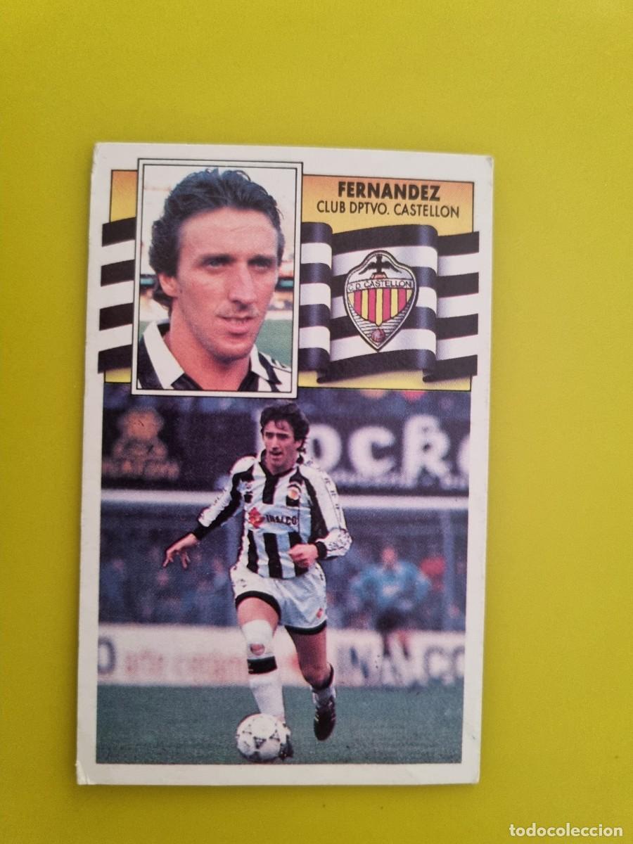 Cromos de Futebol: CROMO LIGA ESTE 90 91 1990 1991 NUNCA PEGADO SIN PEGAR FERNANDEZ CD CASTELLON AR1026