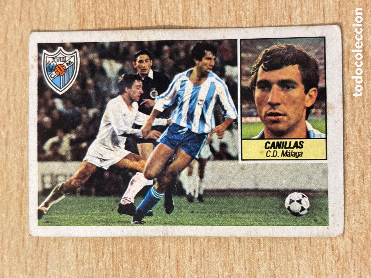 Cromos de Futebol: Canillas CD M&aacute;laga Ed. Este 84-85 sin pegar